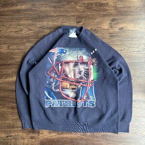 Patriots NFL Crewneck Nutmeg XL